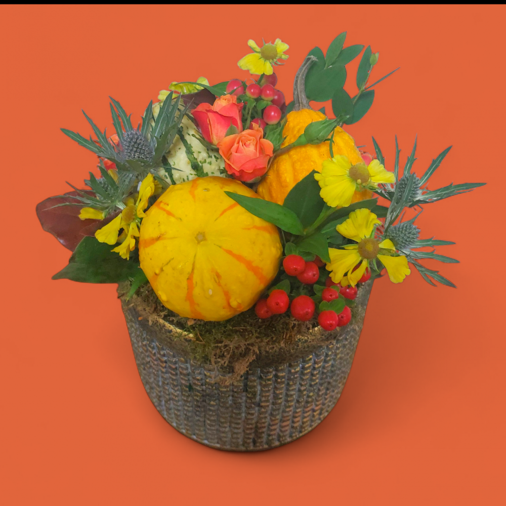 Halloween Pumpkin Pot