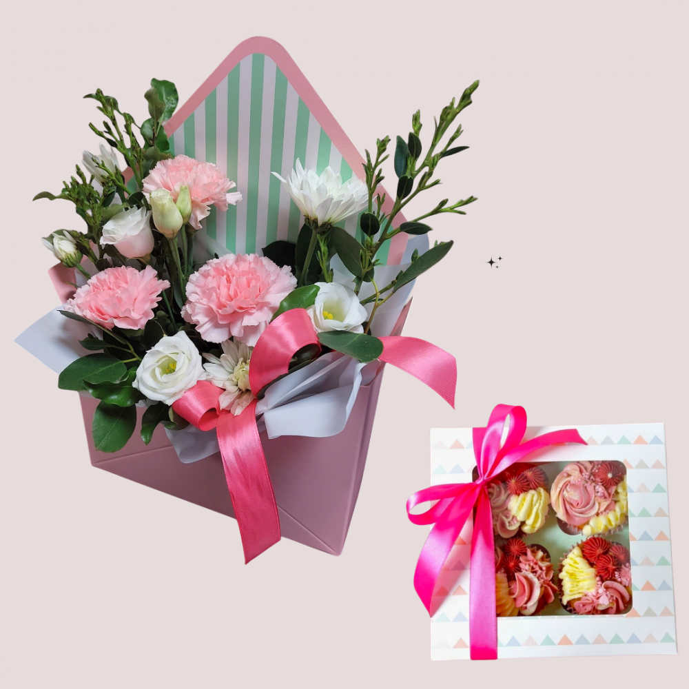 Mothers Day Letter and Cupcakes