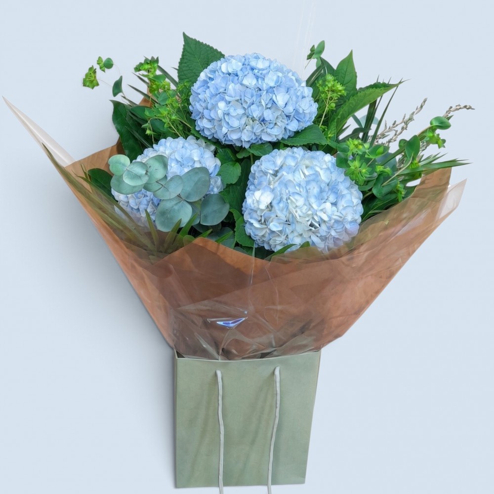 Blue Hydrangea Bouquet