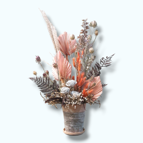 Dried Floral Arrangement Pale